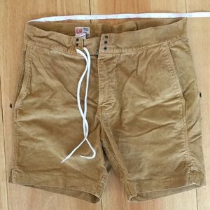 Mnii thin corduroy walk short, made in usa, classic surf wear, retro